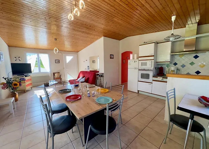 Maison 2 Proche Et Commerces, Terrasse Couverte - Fr-1-323-284 * 생장드몽